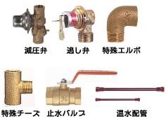 丸型タイプの電気温水器
